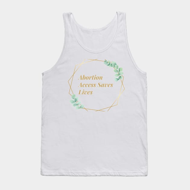 You can access the complete collection of this work in the store: Atom139. It describes that abortions save lives. Tank Top by Atom139